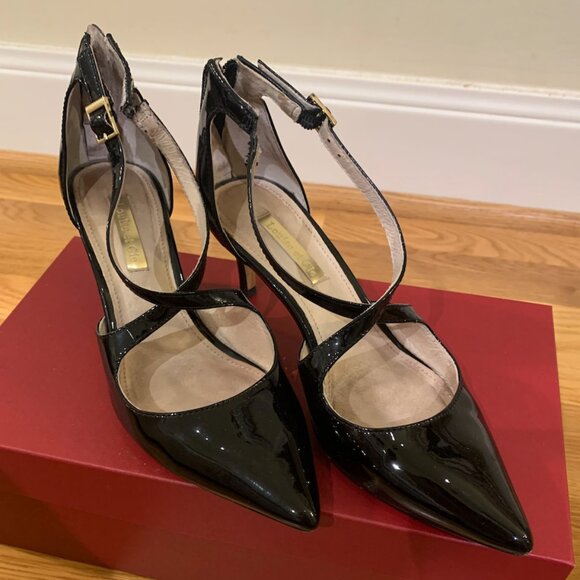 Louise et Cie Black Patent Leather Heels - Picture 1 of 3